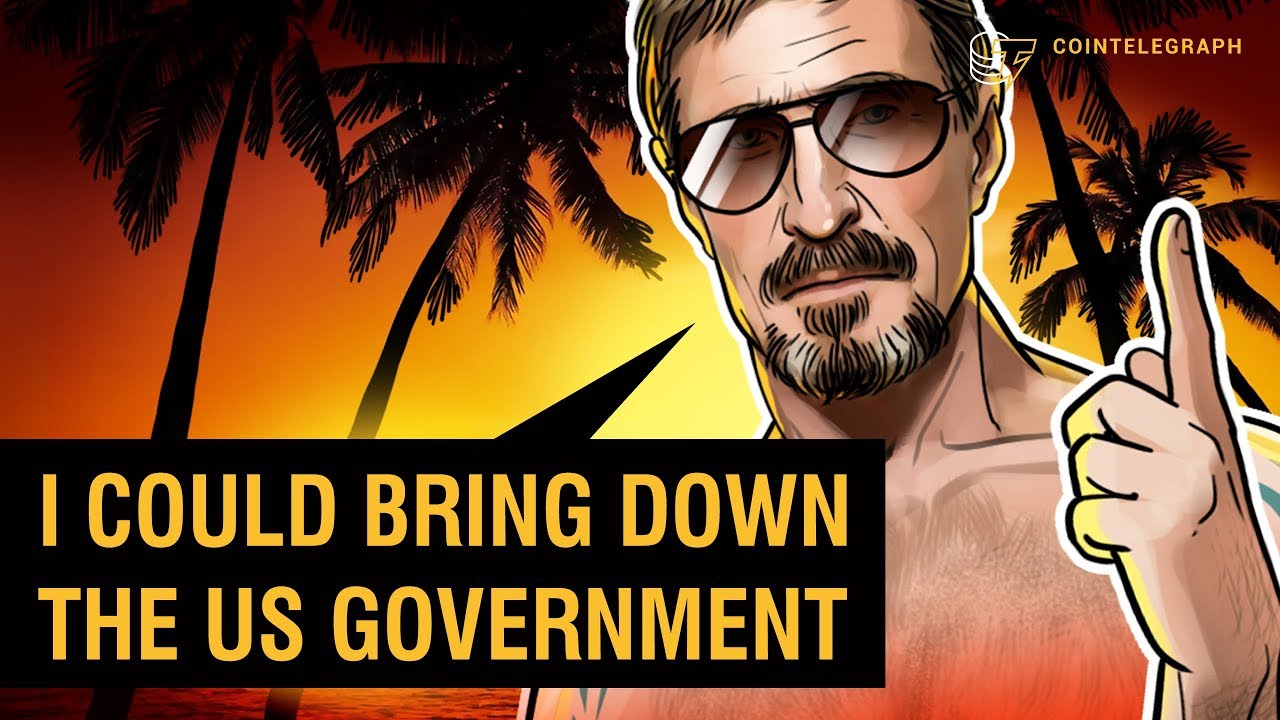John McAfee: I Could Bring Down the US Government