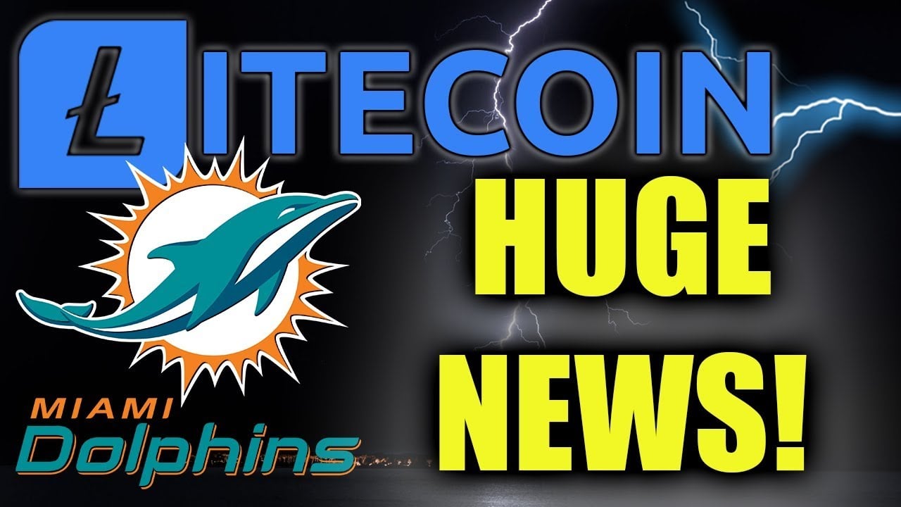 LITECOIN NEWS! LTC OFFICIAL CRYPTOCURRENCY OF MIAMI DOLPHINS