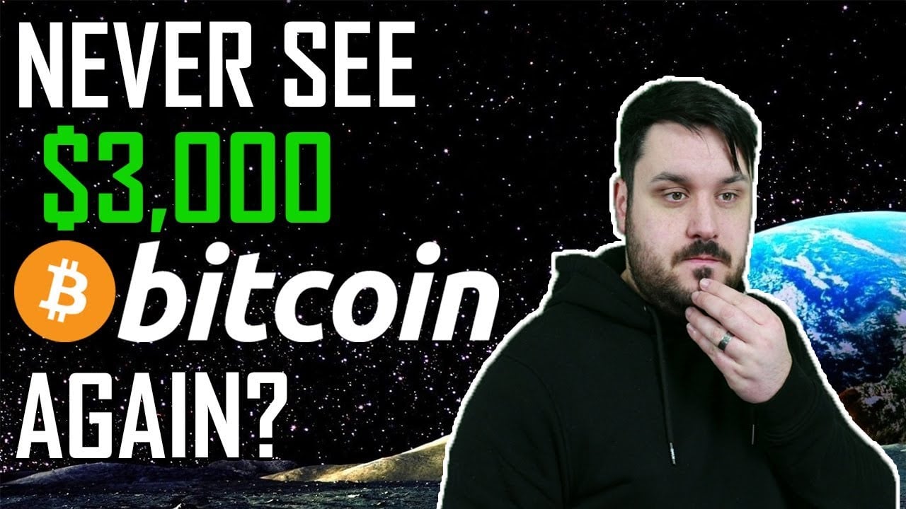 Will We Never See A $3,000 Bitcoin Again?