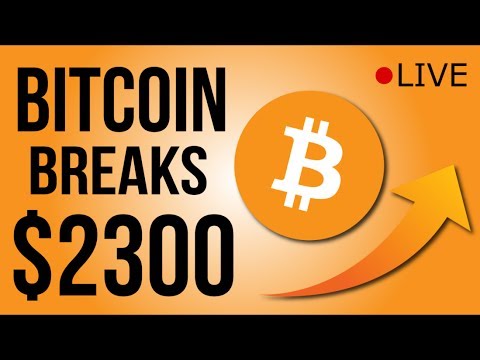 Bitcoin breaks 2300$ is it the big move?!?