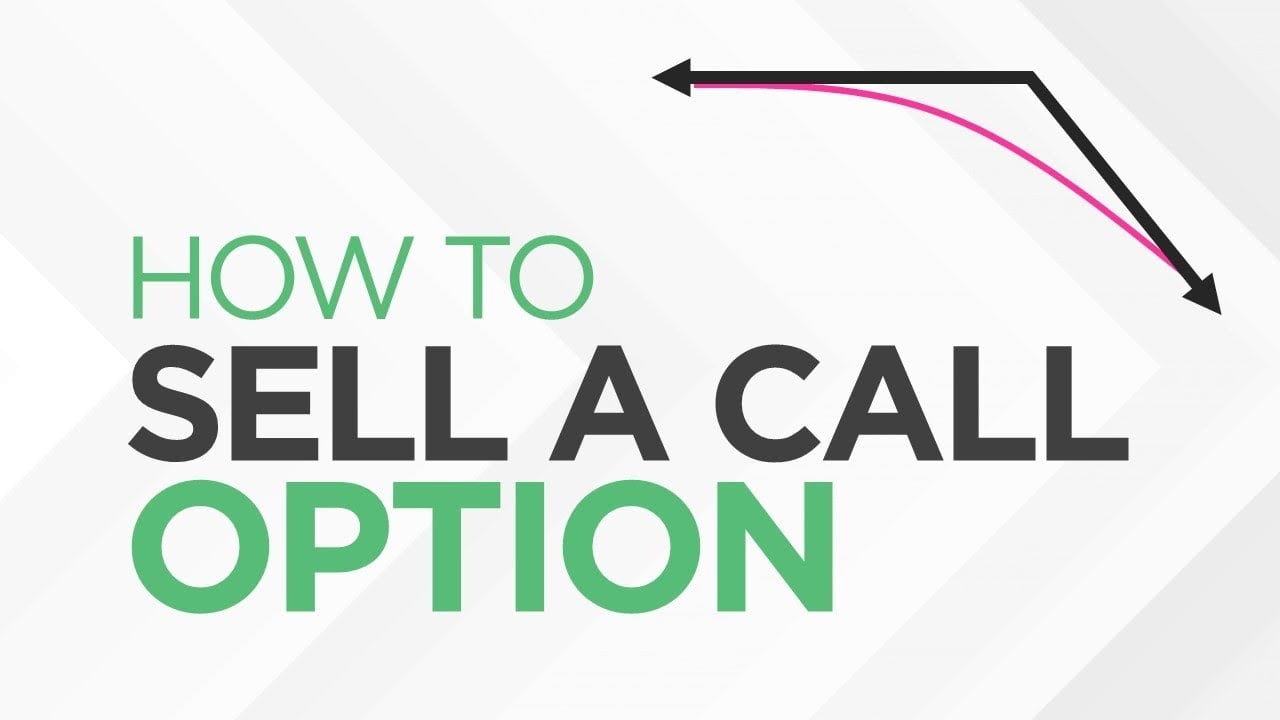 How to SELL a CALL Option - [Option Trading Basics]