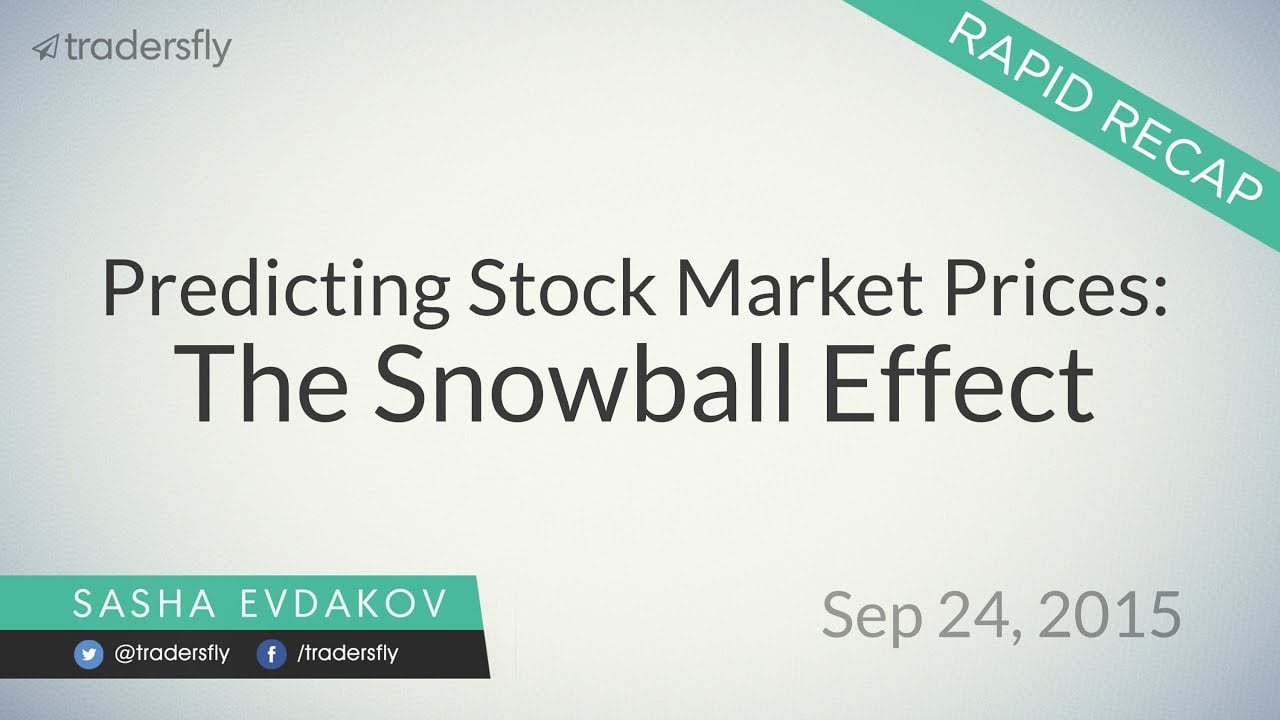 Predicting Stock Market Prices: The Snowball Effect