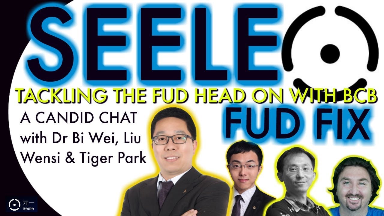 Seele's Dr Bi Wei & Key Team Members Chat with BCB to Unpack the FUD & Fiction & offer FACTS