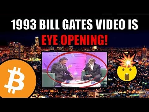 27 Years Ago! This Bill Gates Interview Says EVERYTHING About Where We Are Today With Bitcoin.