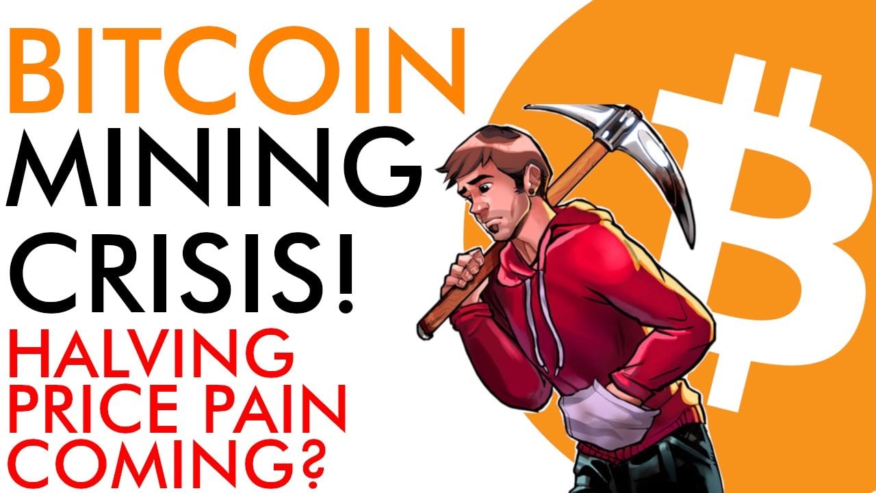 Bitcoin Mining Crisis Explained - Halving Price Pain Coming?