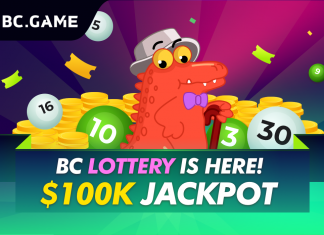 BC.GAME Announces BC Lottery Jackpot! BC GAME Lottery Jackpot Just Went Live!