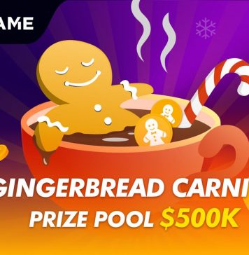 The BC.GAME Gingerbread Carnival with prizes worth $500,000! The BC GAME Gingerbread Carnival with prizes worth $500,000