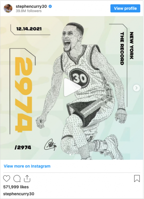 Stephen Curry Instagram Post