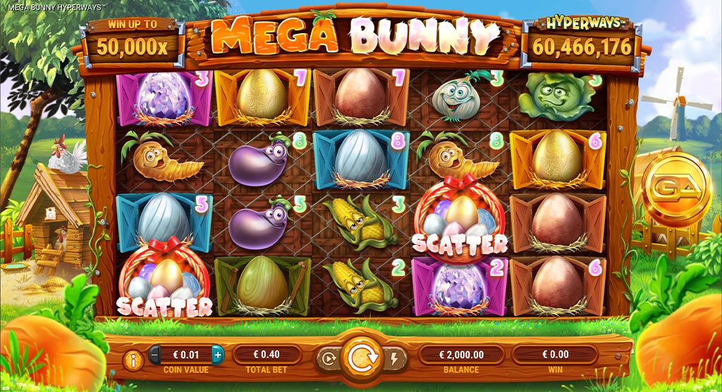 Tragamonedas Mega Bunny Hyperways Crypto Casino
