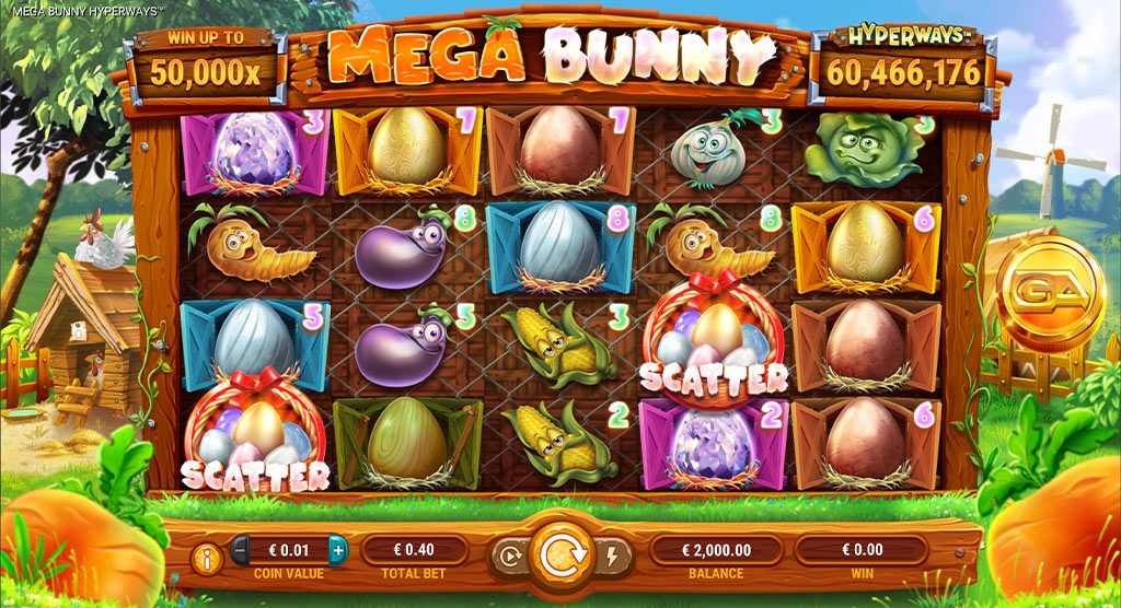 اسلات کازینو کریپتو Mega Bunny Hyperways