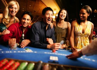 The Best Online Games to Play with Friends at a Crypto Casino Friends in a casino having fun playing craps
