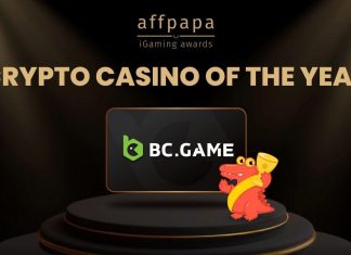 BC.Game Bags Another “Crypto Casino Of The Year” Award From Affpapa iGaming