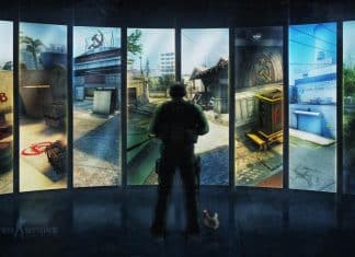 A Beginners CSGO Betting Guide: How to Bet on Counter-Strike Man standing in front of CSGO screens