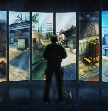 A Beginners CSGO Betting Guide: How to Bet on Counter-Strike Man standing in front of CSGO screens