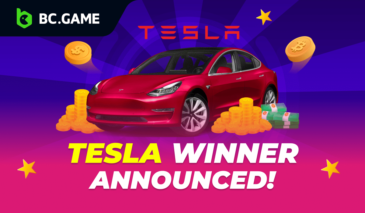 bc.game Tesla Gewinner