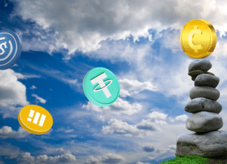 Stablecoins in Crypto Casinos versus BCD Stablecoins in Crypto Casinos floating in the sky