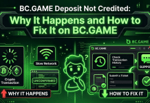 BC.GAME Deposit Not Credited: Why It Happens and How to Fix It on BC.GAME