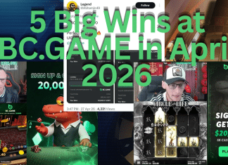 5 Big Wins at BC.GAME in April 2026