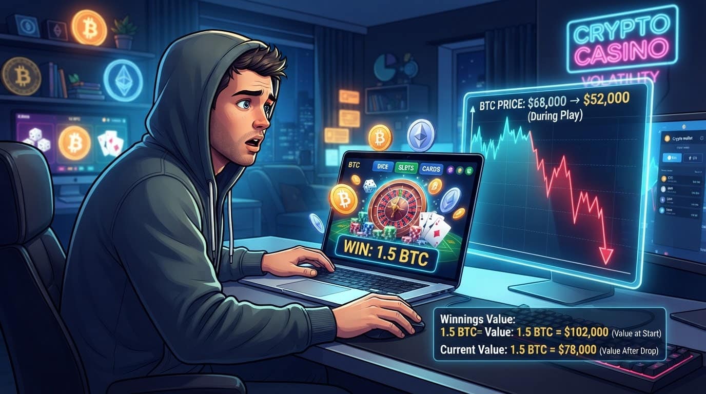 Using Crypto To Play Casino? Here's How Price Swings Affect Winnings